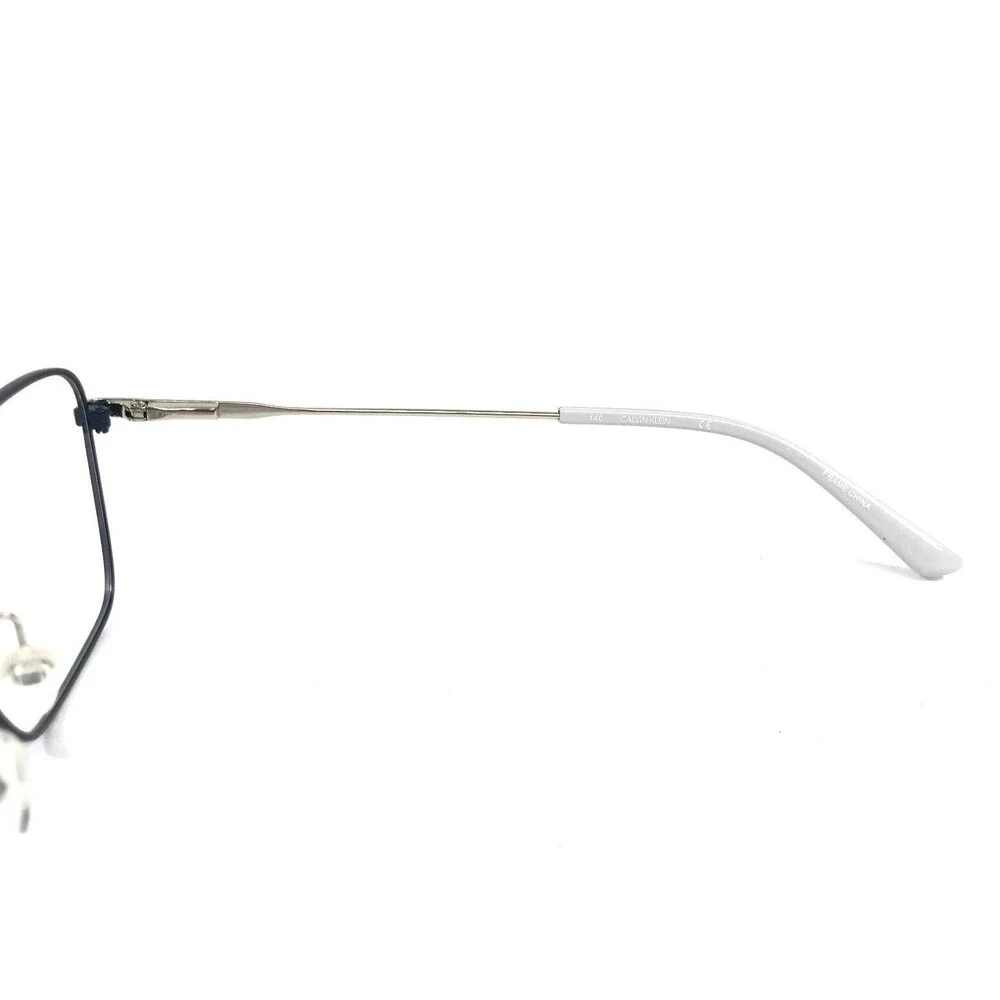 Calvin Klein Eyeglasses Frames CK19104 410 Satin Navy Gunmetal Square 53-17-140